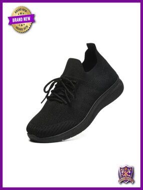 Women's Breathable Mesh Comfort Walking Sneakers Non Slip Memory Foam Work Shoes